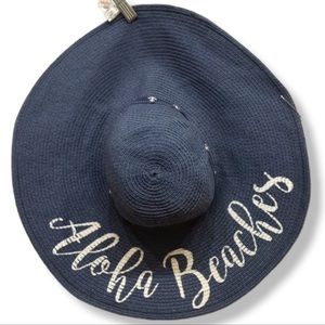 Aloha Beaches Beach Hat by Coastalista